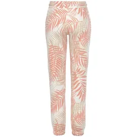 LASCANA Sweatpants Damen pfirsich gemustert Gr.36/38