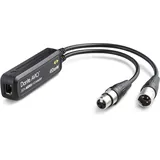 Monacor Audinate ADP-AES3-2X2,Dante®-AVIO-AES3/EBU-Adapter