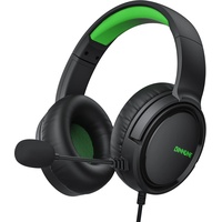 BINNUNE Xbox Headset, Gaming Headset mit Mikrofon für Xbox Series X|S Xbox One PS4 PS5 PC Switch, Gaming Kopfhörer mit Kabel und Mikrofon Noise Cancelling Headset Xbox, Grün