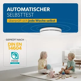 Unitec Design Rauchwarnmelder Weiß