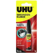 UHU Sekundenkleber blitzschnell Pipette 3 g
