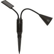 star trading deutschland gmbh Solar Garten Spotlight Kunststoff H 34 cm 1er Set schwarz