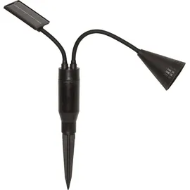 star trading deutschland gmbh Solar Garten Spotlight Kunststoff H 34 cm 1er Set schwarz