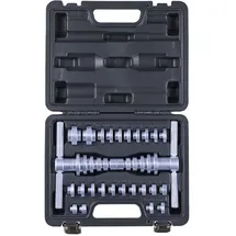 Vevor Lagerpressen Set 25 tlg. Lagerlaufring Dichtungstreiber Satz mit Buchsen und Schraubenschlüsseln, Buchsentreiber Werkzeugsatz, zum Entfernen und Installieren aus Aluminiumlegierung mit Koffer
