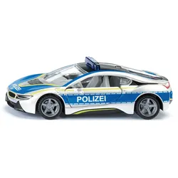 Siku BMW i8 Police, Modell Polizeiwagen, Vormontiert, 1:50, BMW i8, Beide Geschl