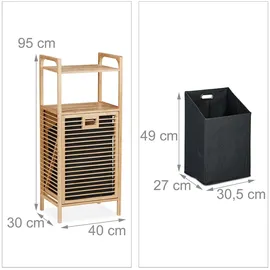 Relaxdays Wäschekorb,