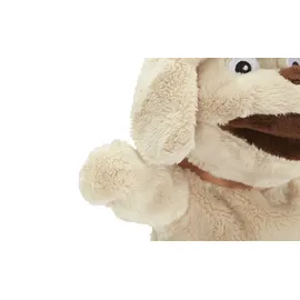 HEUNEC 643567 - SANDMANN Handpuppe Moppi, GRS Recycled Plüsch, 28 cm