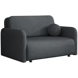 Mirjan24 Schlafsofa 2-Sitzer Grau
