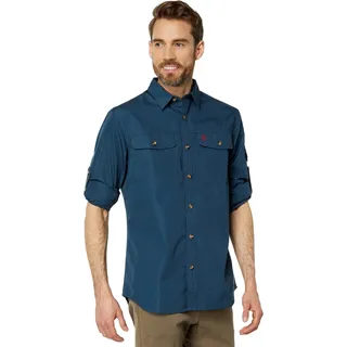 Fjällräven Singi Trekking Shirt LS M Shirts Long Sleeve, Mountain Blue, S
