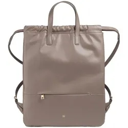 DuDu Ellesmere City Rucksack Leder 44 cm  grau