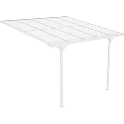 Tchibo - Terrassenüberdachung - 313x300x270cm - weiß - Aluminium