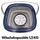 Steinborg Faltbare Mini Waschmaschine 1,5 kg 35 x 38 cm Blau