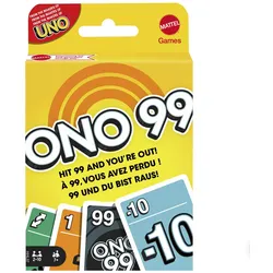 Mattel Games O'NO 99 Kartenspiel, Familienspiel