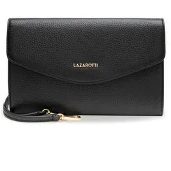 Lazarotti Bologna Leather Clutch Tasche Leder 23 cm black