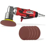 DEMA Druckluft Exzenterschleifer Des75+ Schleifmaschine Schleifer Druckluftschleifer