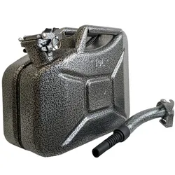 Metallkanister Snakeoptik 10 Liter inkl. Ausgießer + Halter Dieselkanister Be...