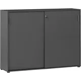 Schildmeyer MÖBELPARTNER Schiebetürenschrank 1500, 701487 anthrazit 4 Fachböden 160,2 x 41,0 x 119,4 cm