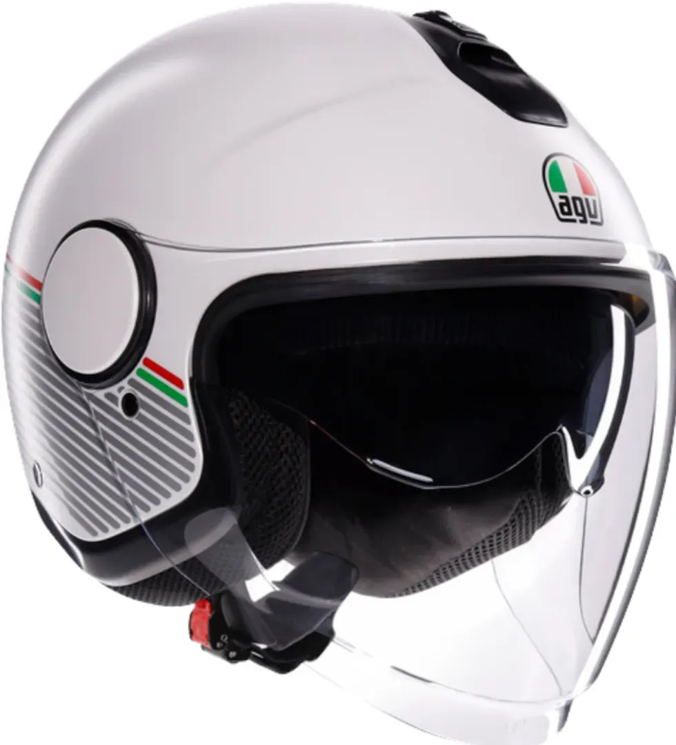 AGV Eteres Capoliveri Jet Helm, wit, S Voorman