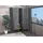 MCW Paravent Grau, Braun,