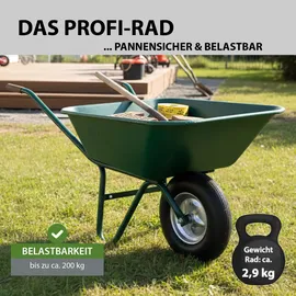 Trutzholm Schubkarrenrad Vollgummi Pannensicher 4,80/4,00-8