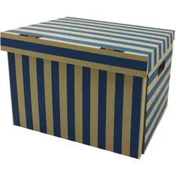 VEPATIM Archivbox 400x320x290mm gestreift extrem stabil bis 250kg stapelbar
