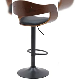 CLP 2er Set Barhocker Kingston, Barstühle gepolstert mit Kunstleder oder Stoffbezug, Tresenstühle höhenverstellbar