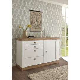 Home Affaire Mehrzweckschrank Cremona 144 x 91 x 52 cm Weiß