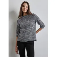 STREET ONE Damen, A321986 Bouclé Shirt,Mehrfarbig, 38
