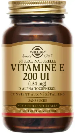 Solgar Vitamin E 200IU Antioxidans Oxidativer Stress 50 Kapseln