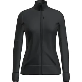 Icebreaker 260 Quantum IV LS Zip Merino Fleecejacke Schwarz XS