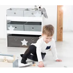 roba Spielregal »Stars« - 63,5x29,5x67cm - weiß - Holz