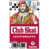 PIATNIK 1802 Spielkarten Skat Leinen - rote Rückseite