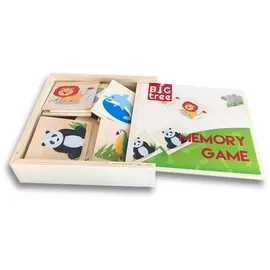 Toys Amsterdam Holz-Memory, Safari, 18 Teile