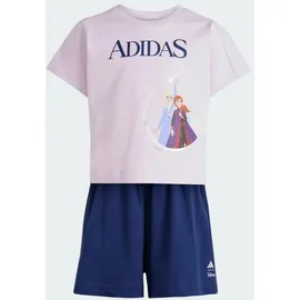 adidas DISNEY FROZEN T-SHIRT SET, ice lavender/dark blue, 2-3 Years
