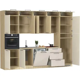 kochstation Küchenzeile Luna 300 cm beige