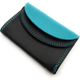 lemasi Mini Geldbörse Unisex schwarz/türkis