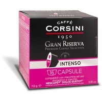 Caffè Corsini Gran Riserva Intense Espresso Coffee 6Er Packung Mit 16 Dolce Gusto Kepseln, 1700 g