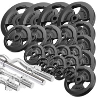 Hantelstangen Tri-Grip Hantelscheiben Set 172 kg - Marbo Sport