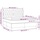 vidaXL Boxspringbett mit Matratze Dunkelbraun 160x200 cm Stoff