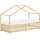 ML-Design Hausbett 90 x 200 cm Kiefer naturbelassen beige