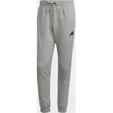 Adidas Essentials Fleece Regular Tapered Hose Medium Grey Heather / Black S