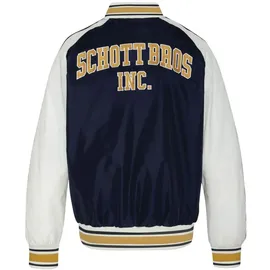 SCHOTT Jacke Jacke im College-Stil mit Streifen