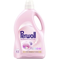 Perwoll Wolle & Feines Waschmittel (52 Waschladungen), Feinwaschmittel reinigt sanft, glättet und erneuert Fasern & verhindert Knötchen, mit Dreifach-Renew-Technologie