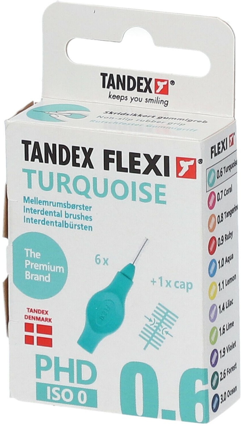 TANDEX FLEXI® Interdentale Borstel Extra Micro Fine 0.6 mm 6 pc(s) brosse(s) à dents