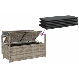 vidaXL Gartenbank 54 x 74 x 54 cm Grau