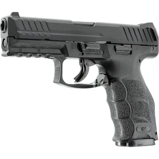 Heckler & KOCH Airsoft Pistole VP9, Federdruck Waffe mit 0,5 Joule, inkl. 100 x 6 mm BB Soft-Air Kugeln, Schwere Ausführung mit Metallschlitten