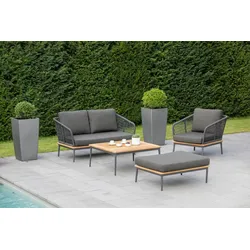Niehoff Set Loungesystem Freeport III - Das Set besteht aus: 1 x Freeport 2-Sitzer, 1 x Freeport Sessel, 1 x Freeport...