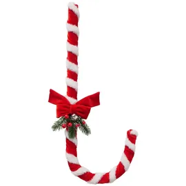 Boltze Weihnachtsdeko Haus 58 cm rot