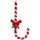 Boltze Weihnachtsdeko Haus 58 cm rot