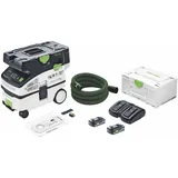 Festool CTLC MINI I-Basic Akku Absaugmobil 36 V ( 2x 18 V ) Staubkl. L + 2x Akku 4,0 Ah + Ladegerät + Systainer